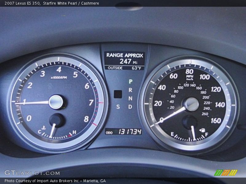 Starfire White Pearl / Cashmere 2007 Lexus ES 350