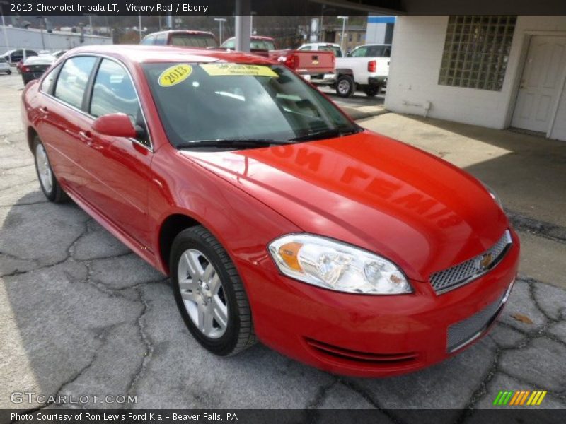Victory Red / Ebony 2013 Chevrolet Impala LT