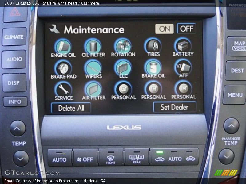 Starfire White Pearl / Cashmere 2007 Lexus ES 350