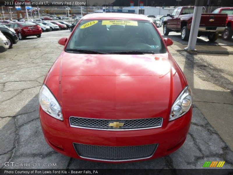 Victory Red / Ebony 2013 Chevrolet Impala LT
