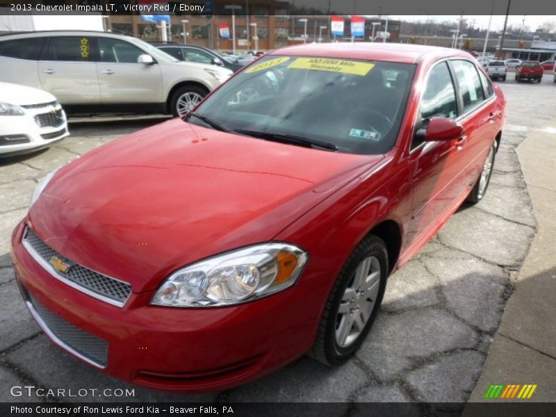 Victory Red / Ebony 2013 Chevrolet Impala LT
