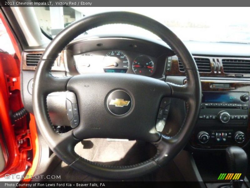 Victory Red / Ebony 2013 Chevrolet Impala LT