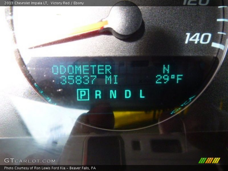 Victory Red / Ebony 2013 Chevrolet Impala LT