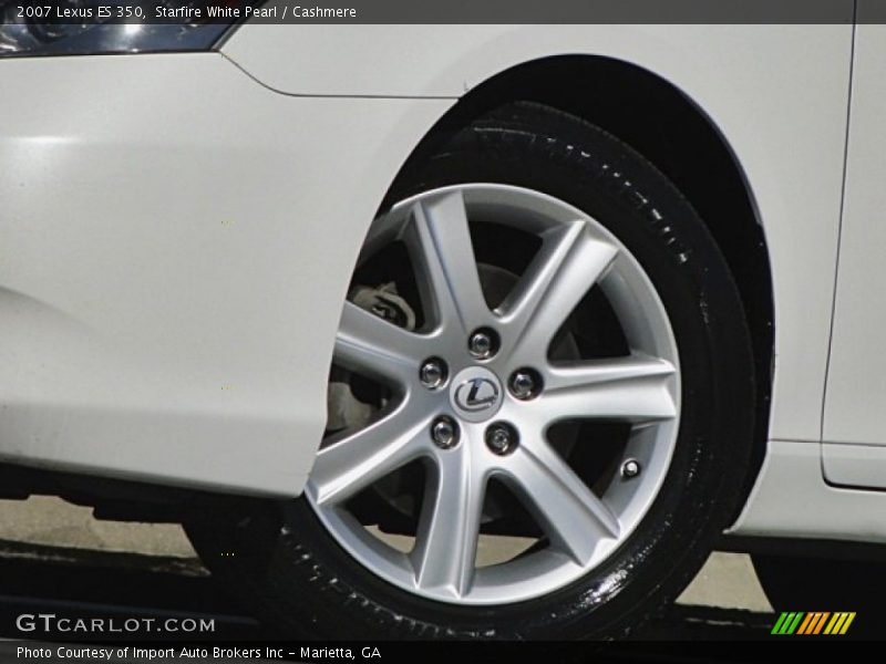Starfire White Pearl / Cashmere 2007 Lexus ES 350