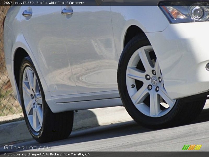 Starfire White Pearl / Cashmere 2007 Lexus ES 350