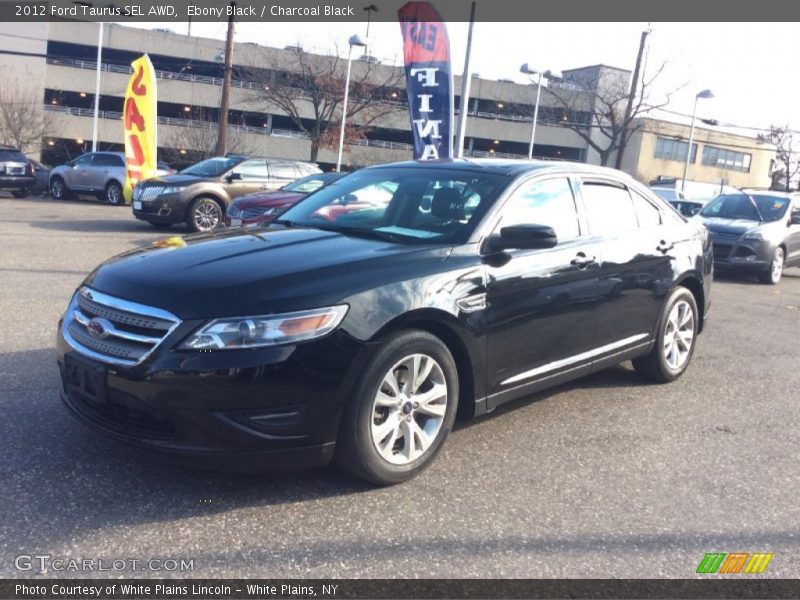 Ebony Black / Charcoal Black 2012 Ford Taurus SEL AWD