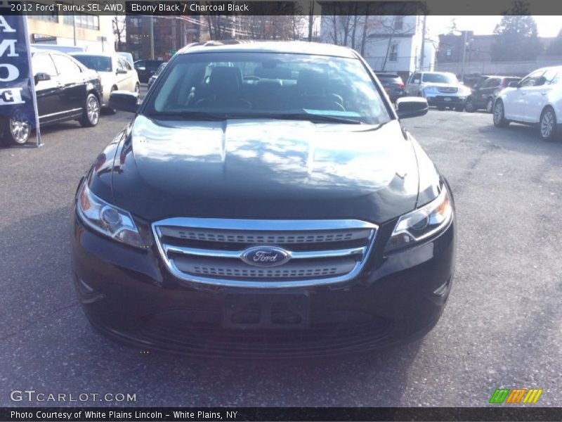 Ebony Black / Charcoal Black 2012 Ford Taurus SEL AWD