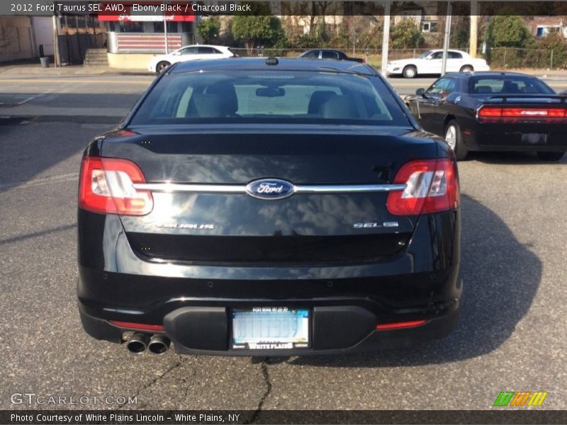Ebony Black / Charcoal Black 2012 Ford Taurus SEL AWD