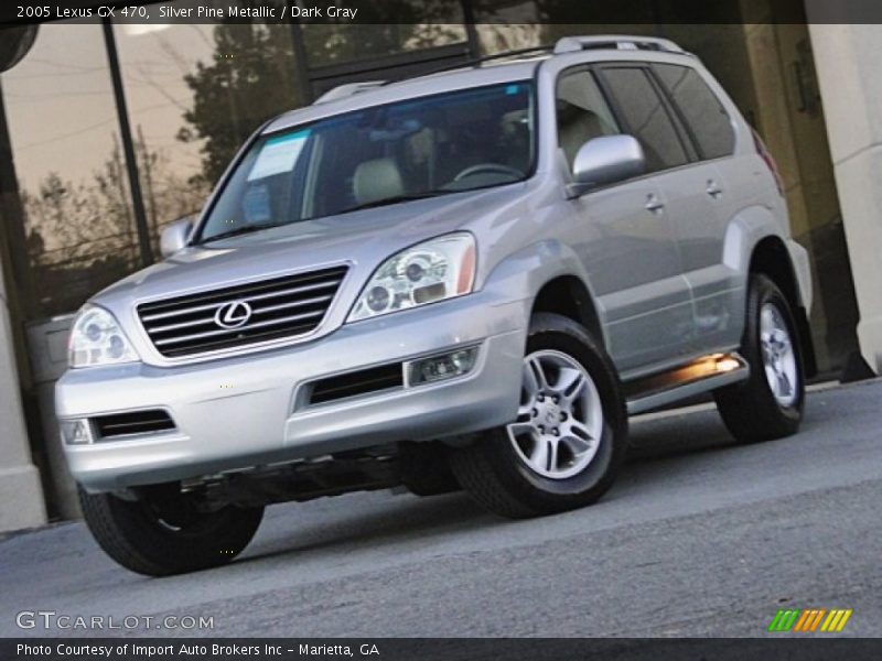 Silver Pine Metallic / Dark Gray 2005 Lexus GX 470