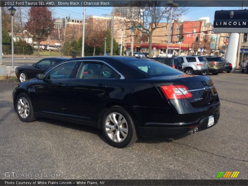 Ebony Black / Charcoal Black 2012 Ford Taurus SEL AWD