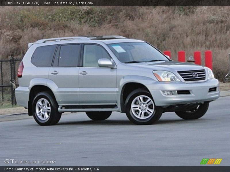 Silver Pine Metallic / Dark Gray 2005 Lexus GX 470
