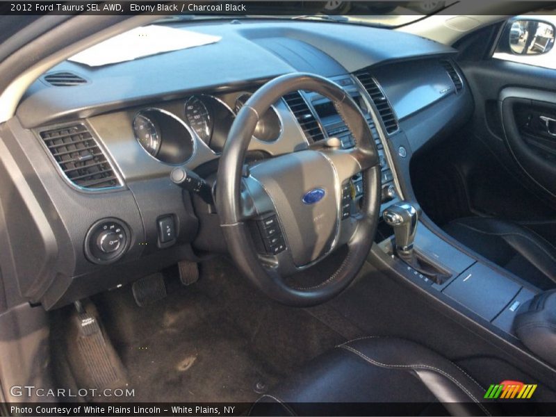Ebony Black / Charcoal Black 2012 Ford Taurus SEL AWD