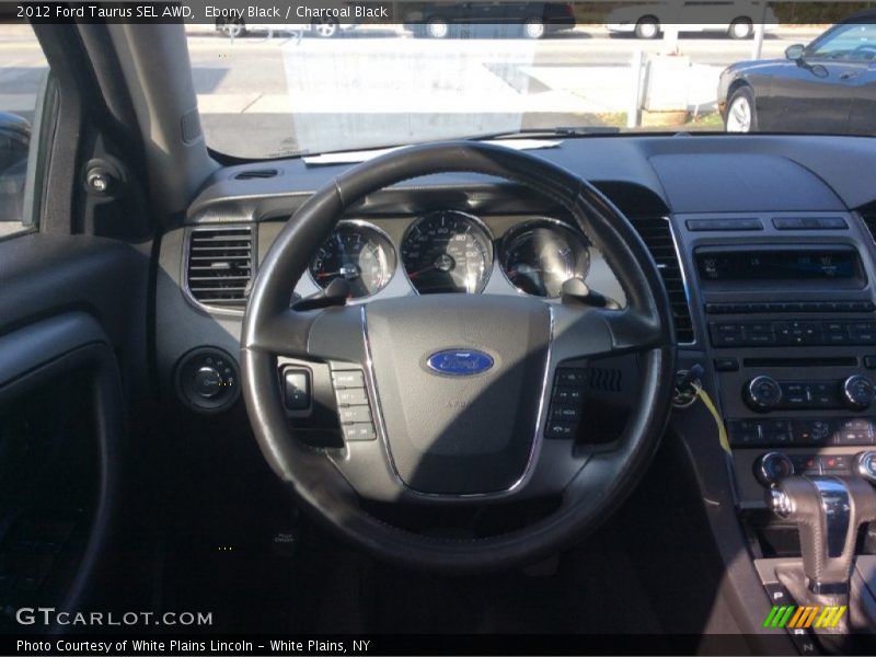 Ebony Black / Charcoal Black 2012 Ford Taurus SEL AWD