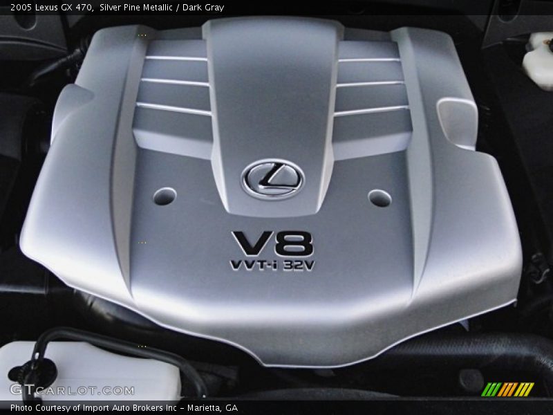 Silver Pine Metallic / Dark Gray 2005 Lexus GX 470