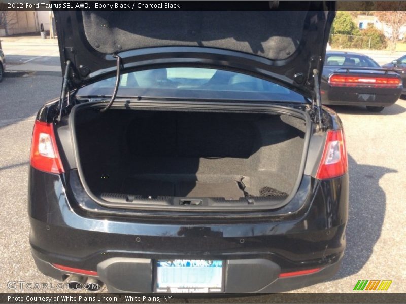 Ebony Black / Charcoal Black 2012 Ford Taurus SEL AWD