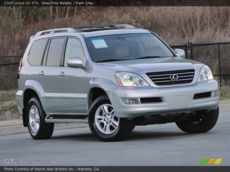 Silver Pine Metallic / Dark Gray 2005 Lexus GX 470