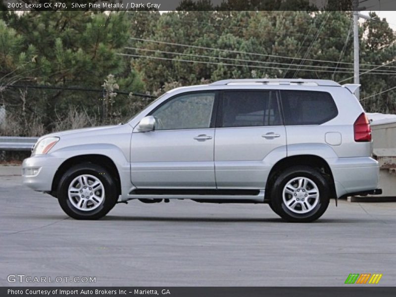 Silver Pine Metallic / Dark Gray 2005 Lexus GX 470