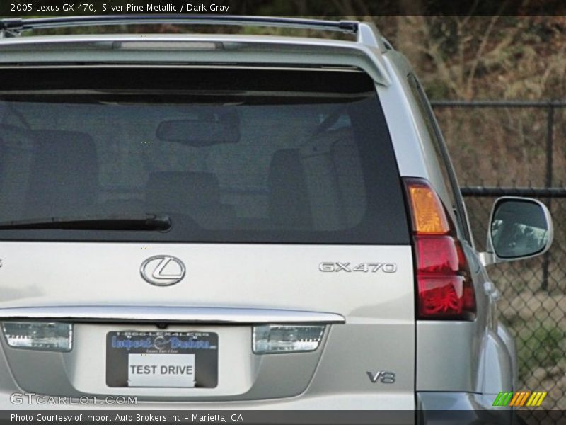 Silver Pine Metallic / Dark Gray 2005 Lexus GX 470