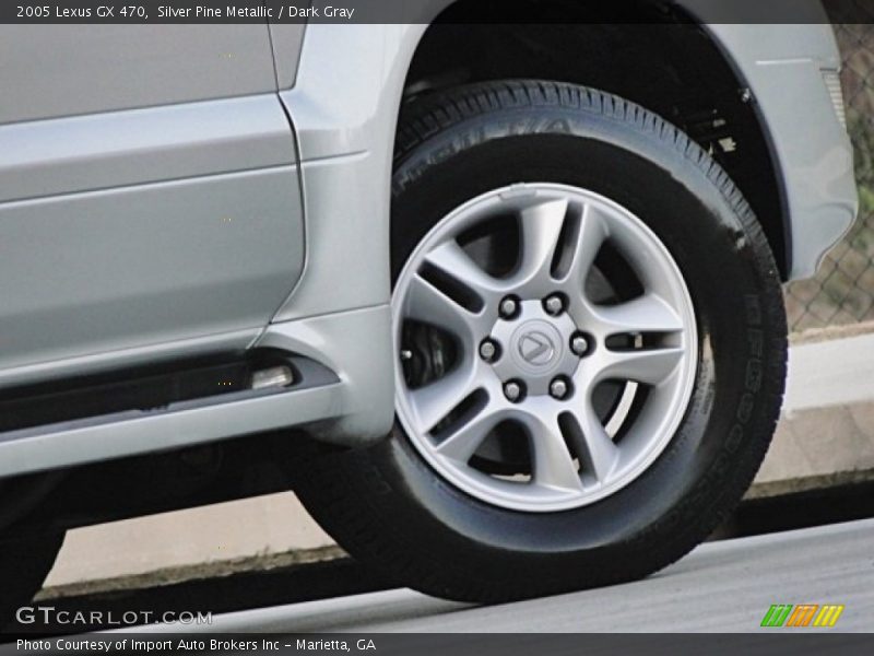 Silver Pine Metallic / Dark Gray 2005 Lexus GX 470