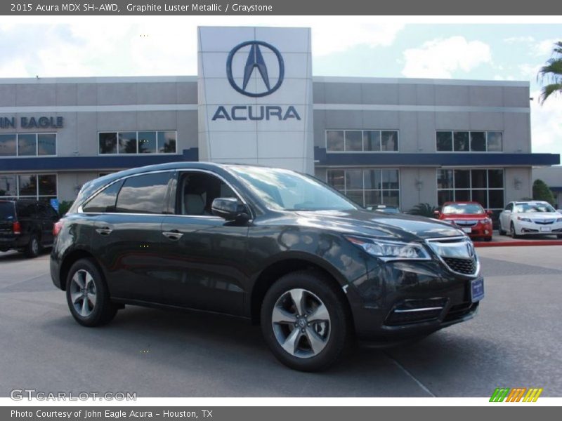 Graphite Luster Metallic / Graystone 2015 Acura MDX SH-AWD