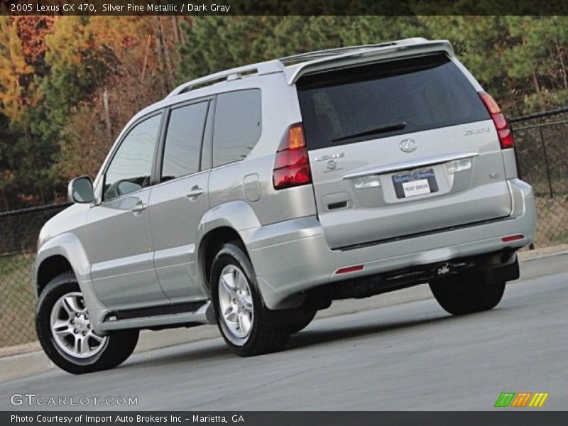 Silver Pine Metallic / Dark Gray 2005 Lexus GX 470