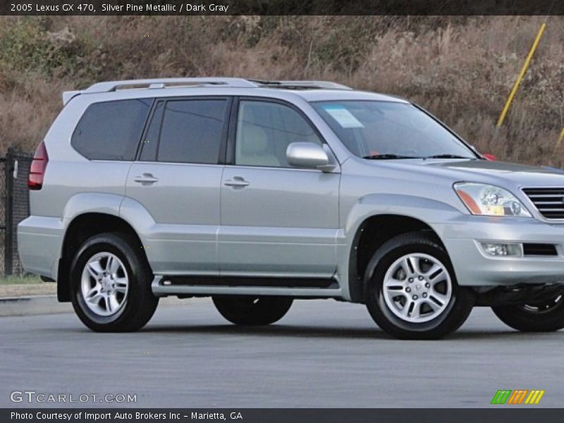 Silver Pine Metallic / Dark Gray 2005 Lexus GX 470