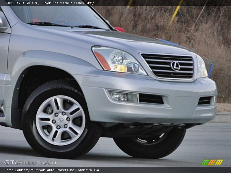 Silver Pine Metallic / Dark Gray 2005 Lexus GX 470