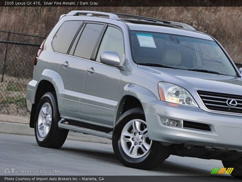 Silver Pine Metallic / Dark Gray 2005 Lexus GX 470