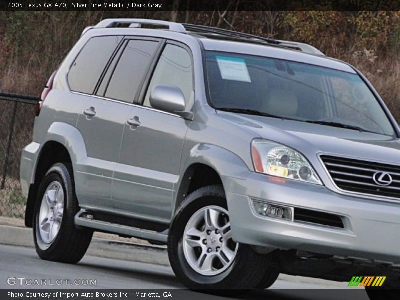 Silver Pine Metallic / Dark Gray 2005 Lexus GX 470