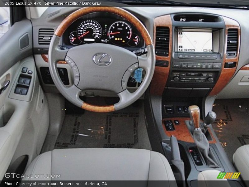 Silver Pine Metallic / Dark Gray 2005 Lexus GX 470