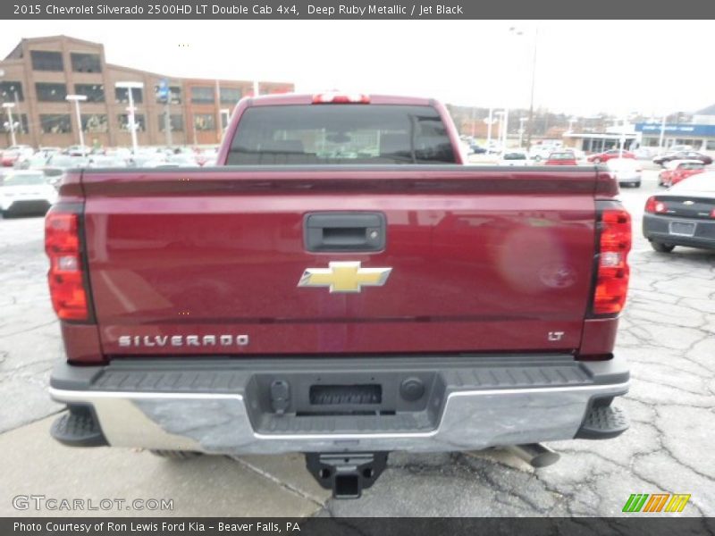 Deep Ruby Metallic / Jet Black 2015 Chevrolet Silverado 2500HD LT Double Cab 4x4