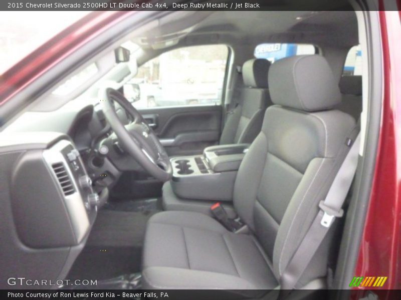 Deep Ruby Metallic / Jet Black 2015 Chevrolet Silverado 2500HD LT Double Cab 4x4