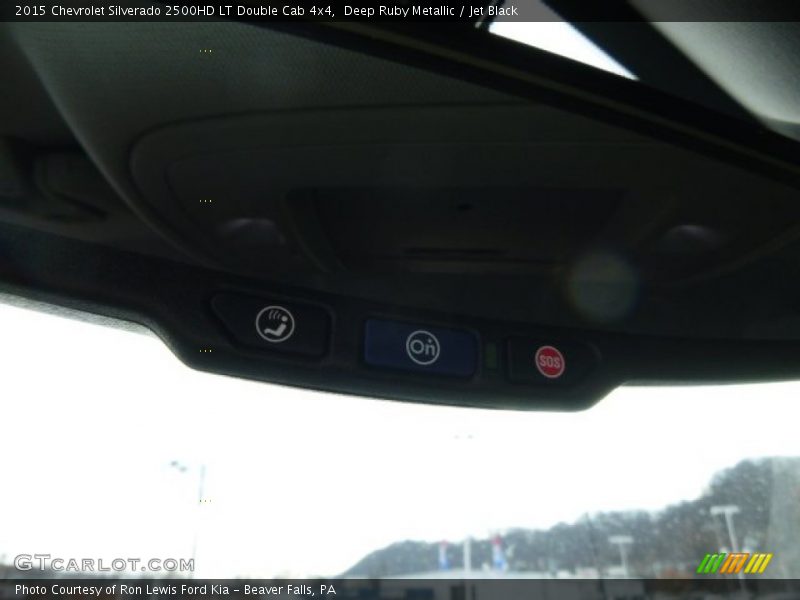 Deep Ruby Metallic / Jet Black 2015 Chevrolet Silverado 2500HD LT Double Cab 4x4