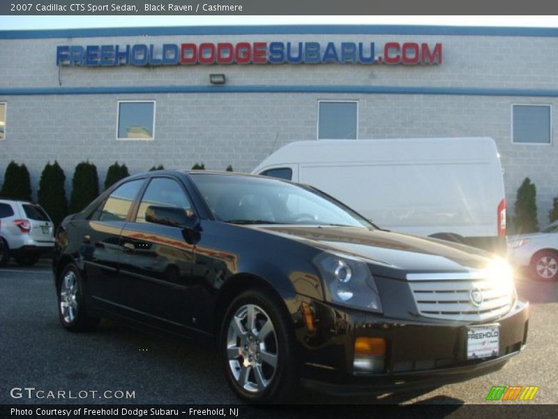 Black Raven / Cashmere 2007 Cadillac CTS Sport Sedan