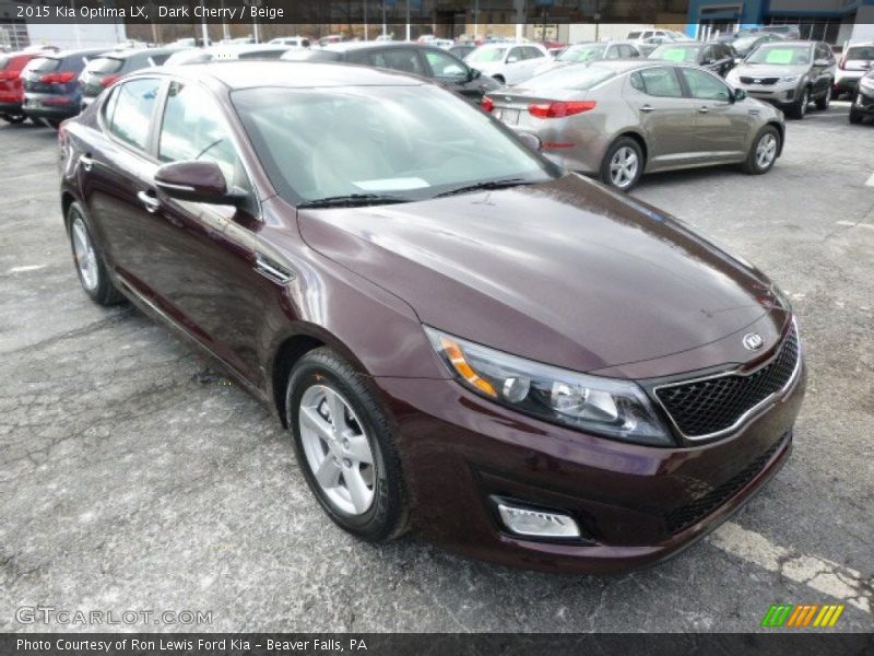 Dark Cherry / Beige 2015 Kia Optima LX