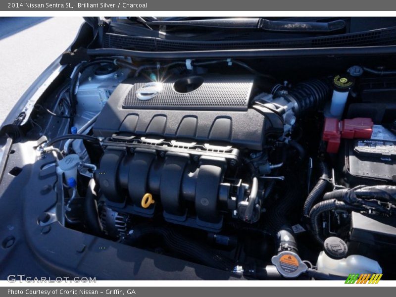 Brilliant Silver / Charcoal 2014 Nissan Sentra SL