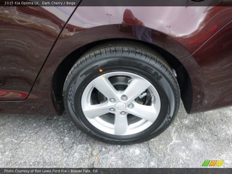 Dark Cherry / Beige 2015 Kia Optima LX