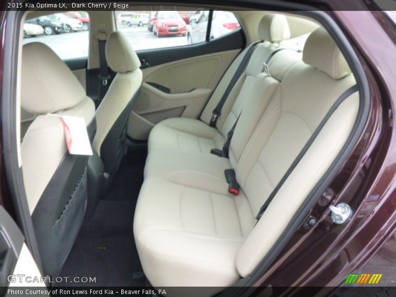 Dark Cherry / Beige 2015 Kia Optima LX