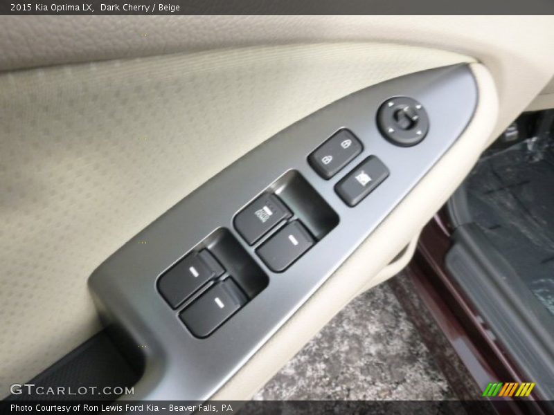 Dark Cherry / Beige 2015 Kia Optima LX