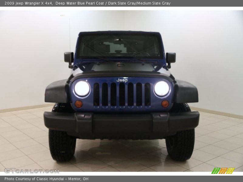 Deep Water Blue Pearl Coat / Dark Slate Gray/Medium Slate Gray 2009 Jeep Wrangler X 4x4