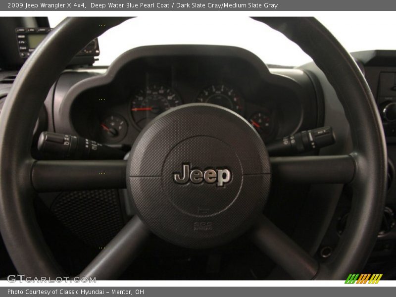 Deep Water Blue Pearl Coat / Dark Slate Gray/Medium Slate Gray 2009 Jeep Wrangler X 4x4