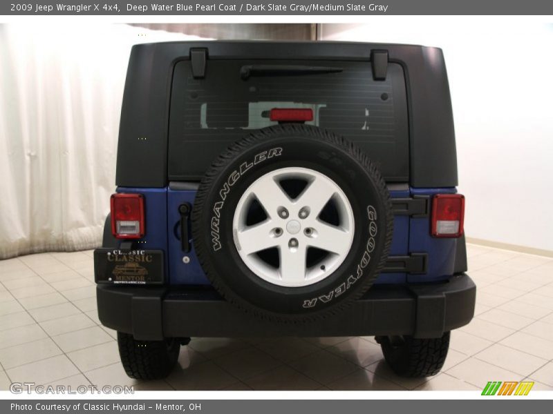 Deep Water Blue Pearl Coat / Dark Slate Gray/Medium Slate Gray 2009 Jeep Wrangler X 4x4