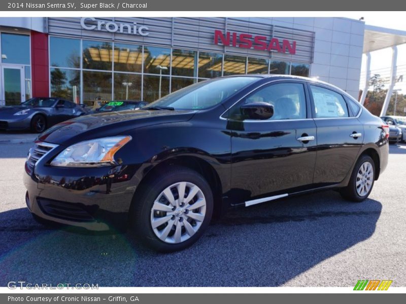 Super Black / Charcoal 2014 Nissan Sentra SV