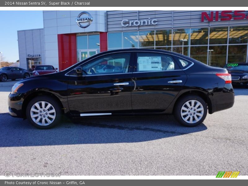 Super Black / Charcoal 2014 Nissan Sentra SV