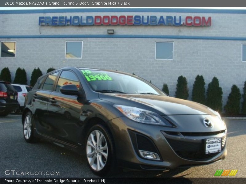 Graphite Mica / Black 2010 Mazda MAZDA3 s Grand Touring 5 Door