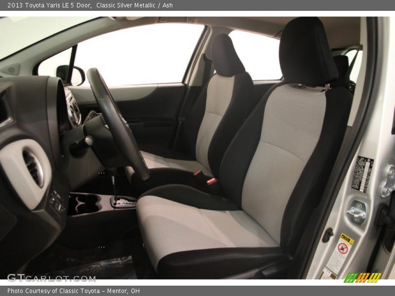 Classic Silver Metallic / Ash 2013 Toyota Yaris LE 5 Door