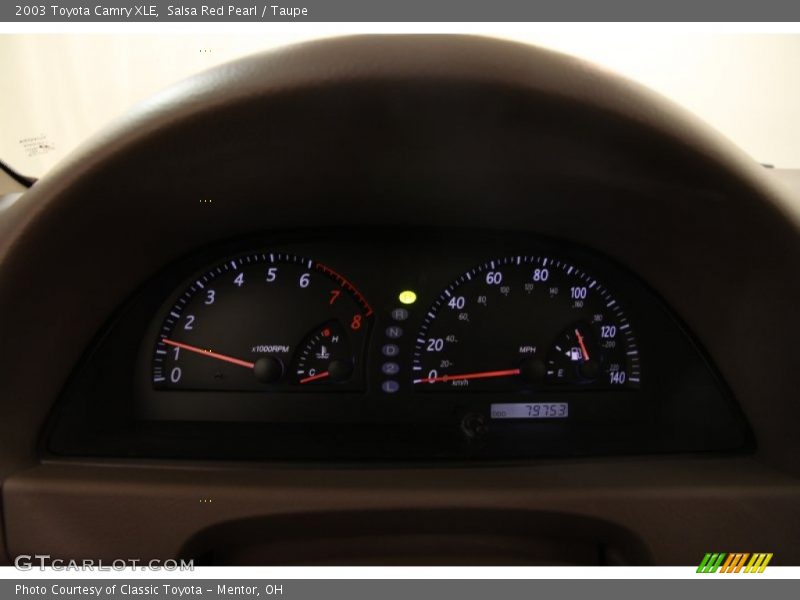 2003 Camry XLE XLE Gauges