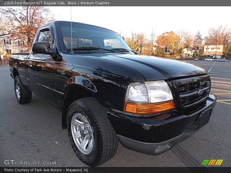 Black / Medium Graphite 2000 Ford Ranger XLT Regular Cab