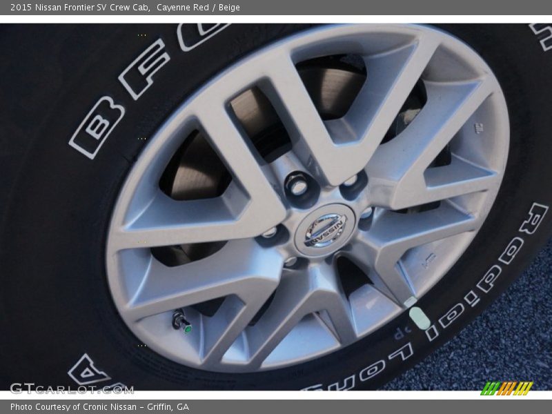 Cayenne Red / Beige 2015 Nissan Frontier SV Crew Cab