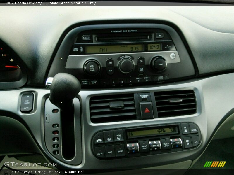 Slate Green Metallic / Gray 2007 Honda Odyssey EX